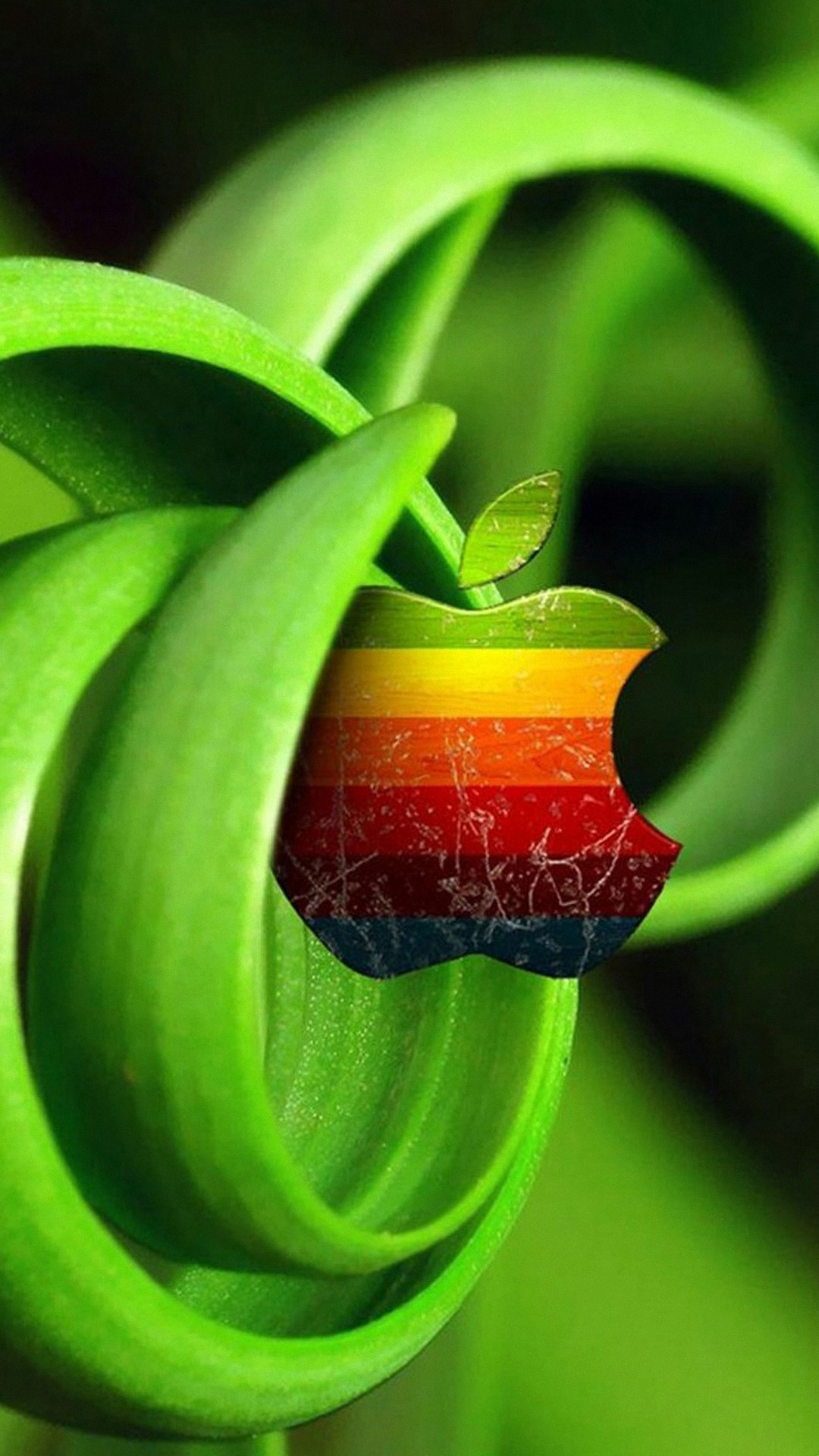 3D Android Apple Wallpaper