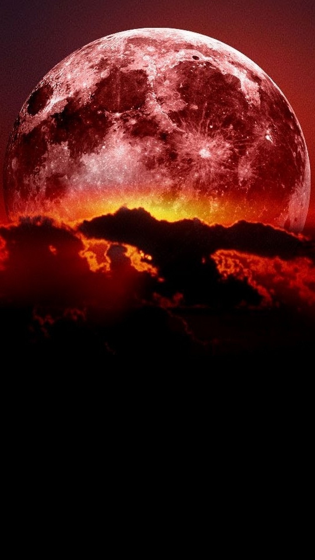 Super Blood Moon Wallpaper Android with HD resolution 1080x1920