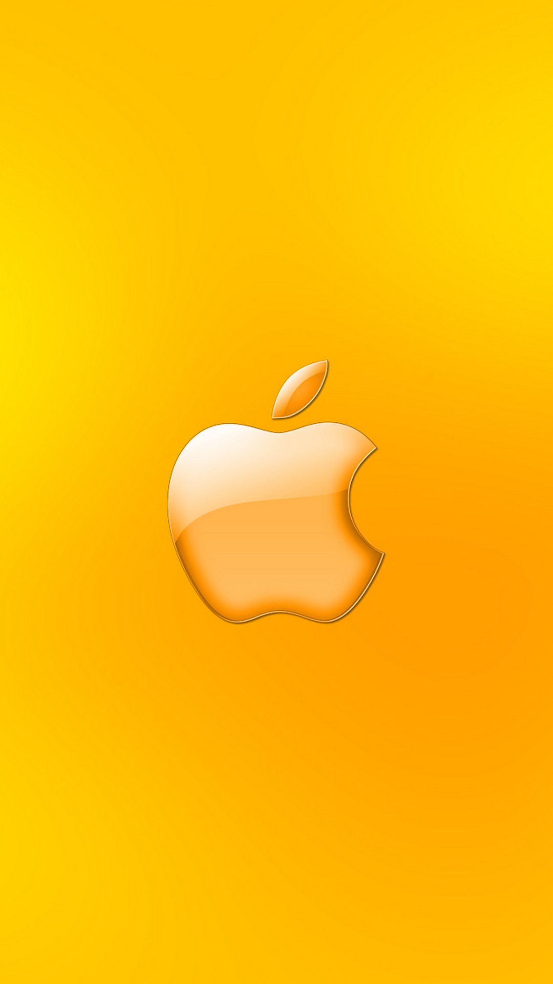 Apple Gold Logo For Android Wallpaper