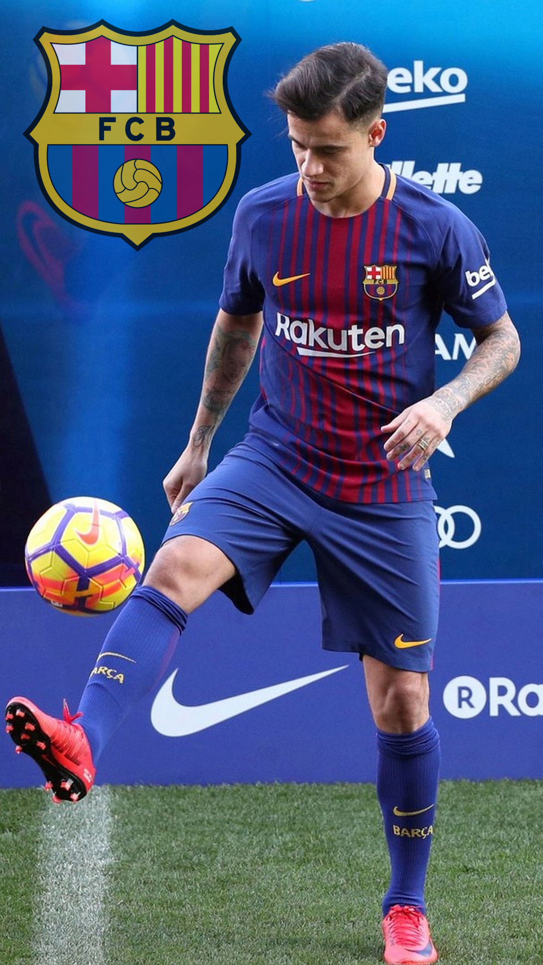 Coutinho FC Barcelona Wallpaper Android with HD resolution 1080x1920