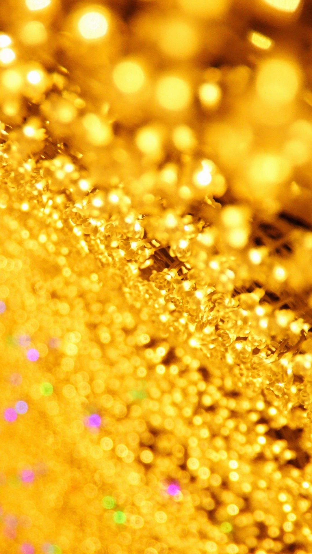 Wallpapers Gold Sparkle High Resolution 1080X1920