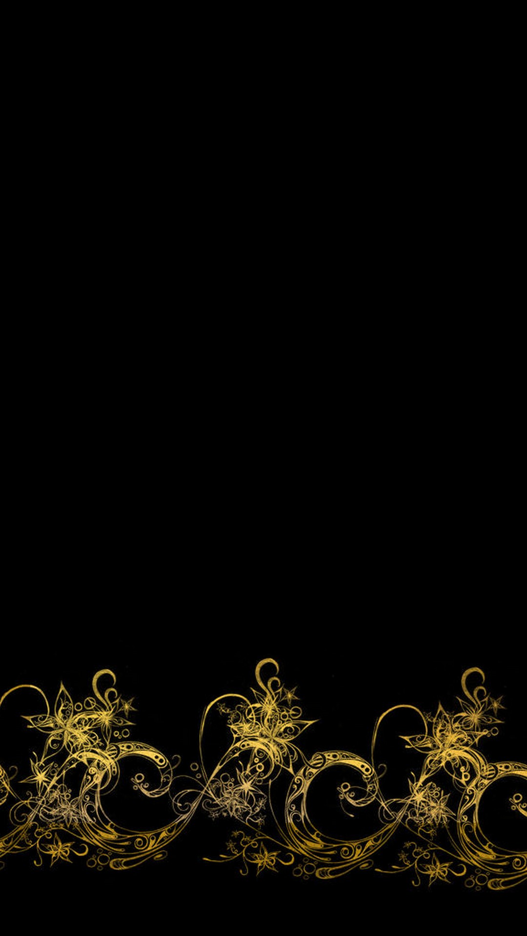 Wallpaper Android Black and Gold High Resolution 1080X1920