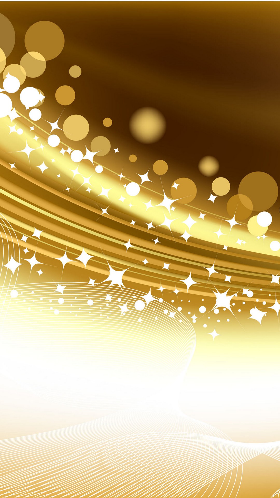 Wallpaper Gold Sparkle Android High Resolution 1080X1920