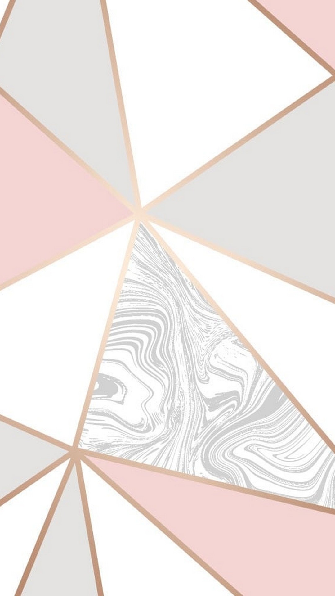 Wallpaper Rose Gold Marble Android High Resolution 1080X1920