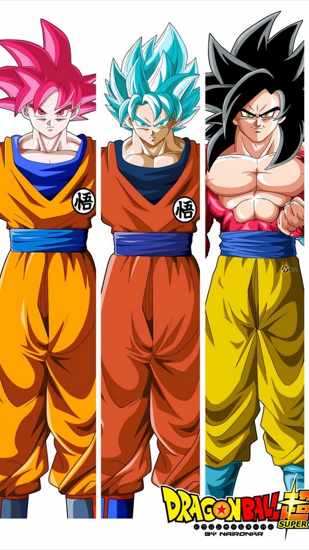 Android Wallpaper HD Goku with HD resolution 1080x1920