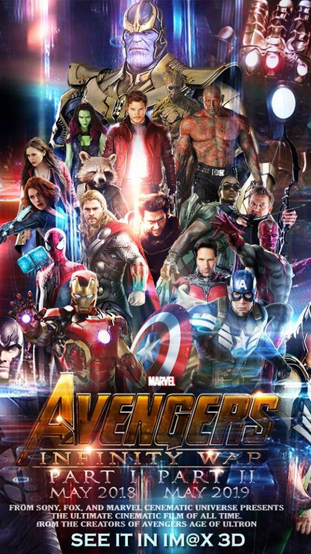 Avengers Infinity War Characters Wallpaper Android with HD resolution 1080x1920
