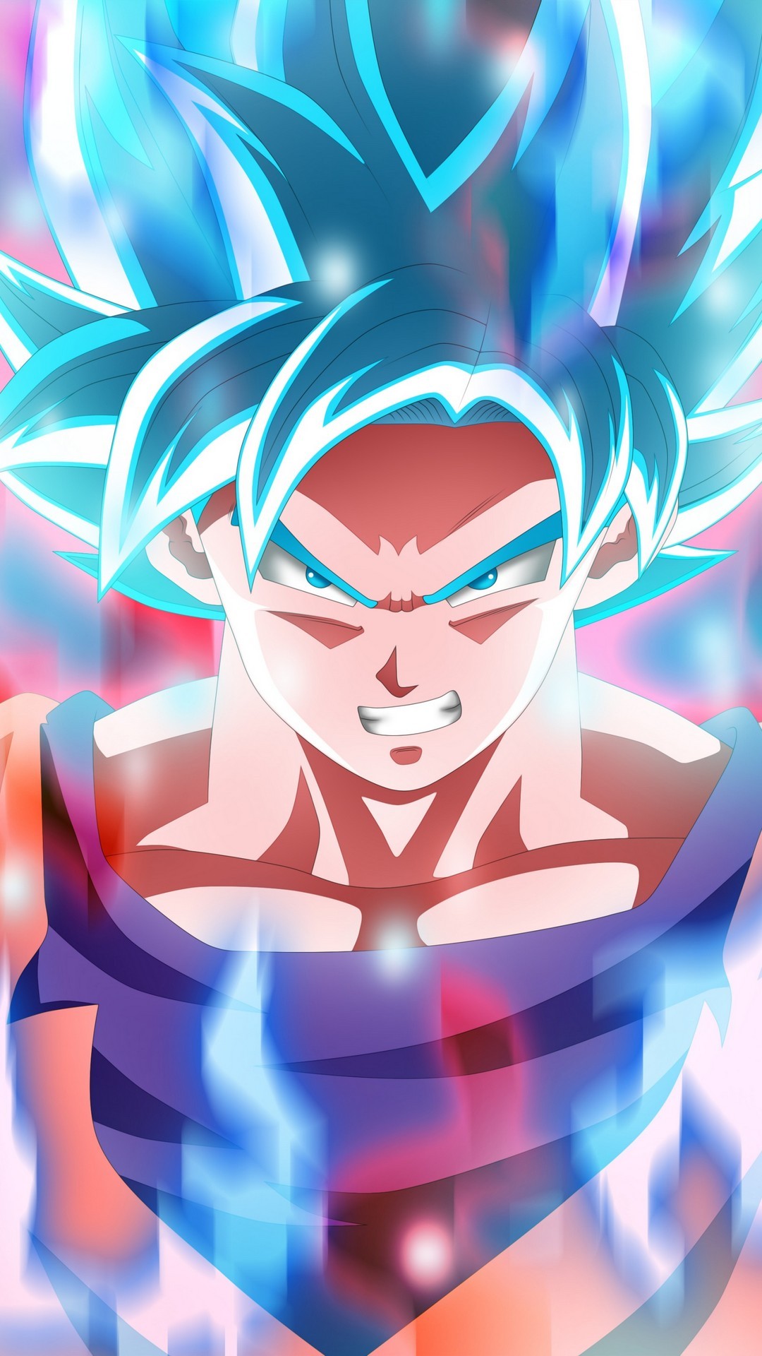 Goku SSJ Blue Android Wallpaper with HD resolution 1080x1920