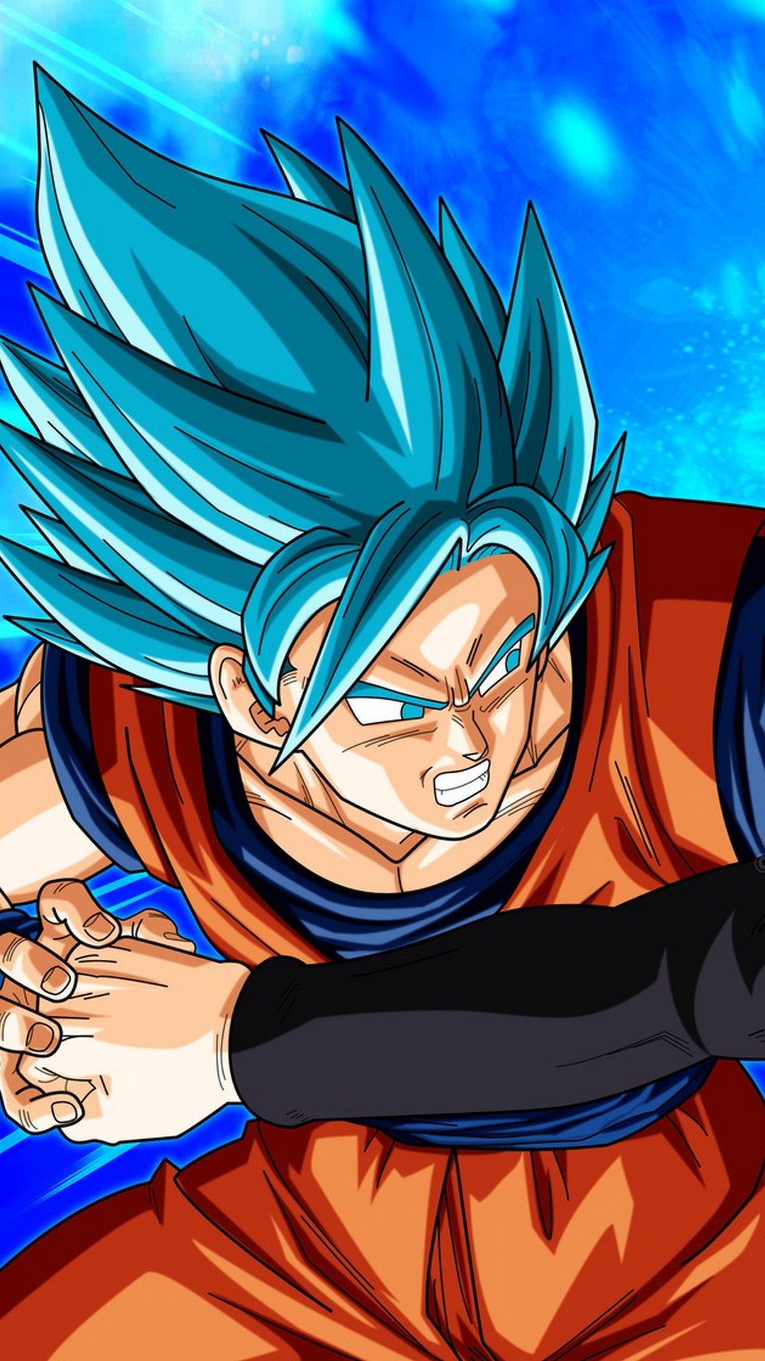 Goku SSJ Blue Backgrounds For Android with HD resolution 1080x1920
