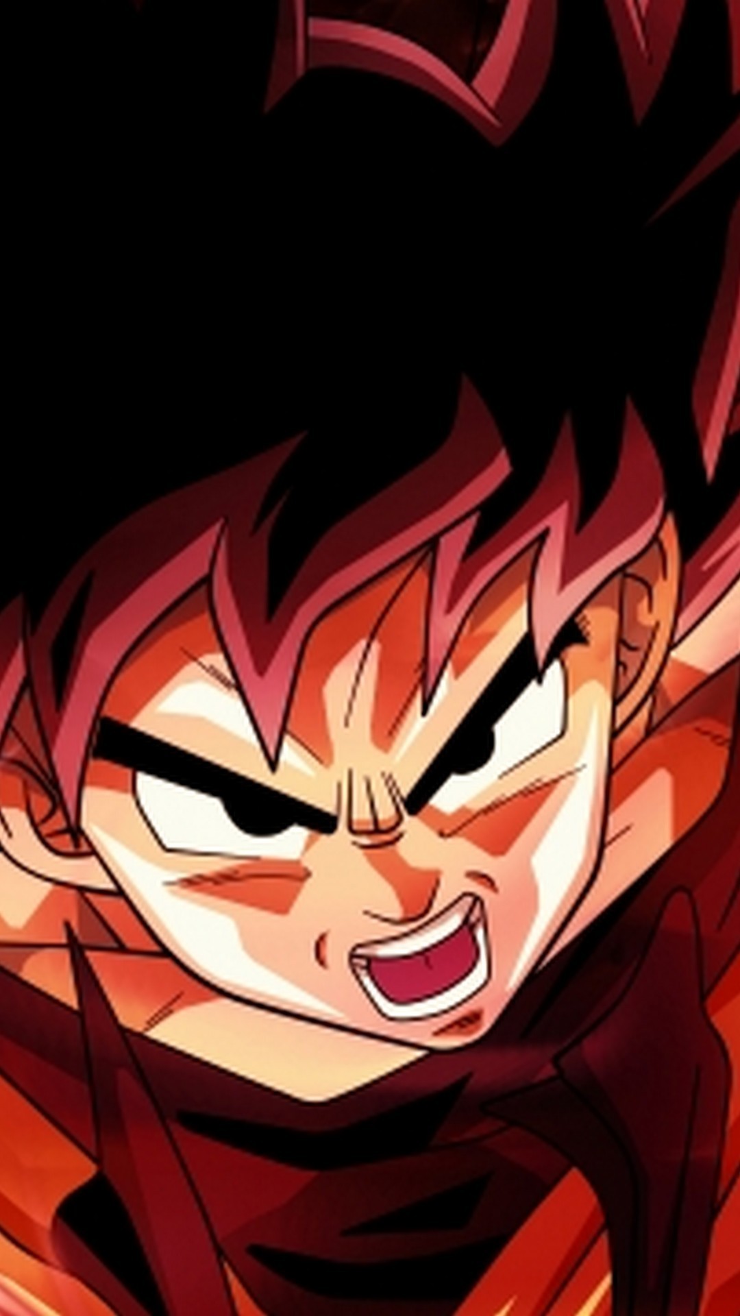 Goku Super Saiyan God Android Wallpaper with HD resolution 1080x1920