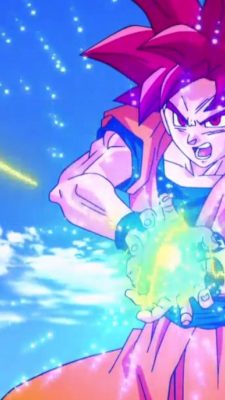 Goku Super Saiyan God Backgrounds For Android High Resolution 1080X1920