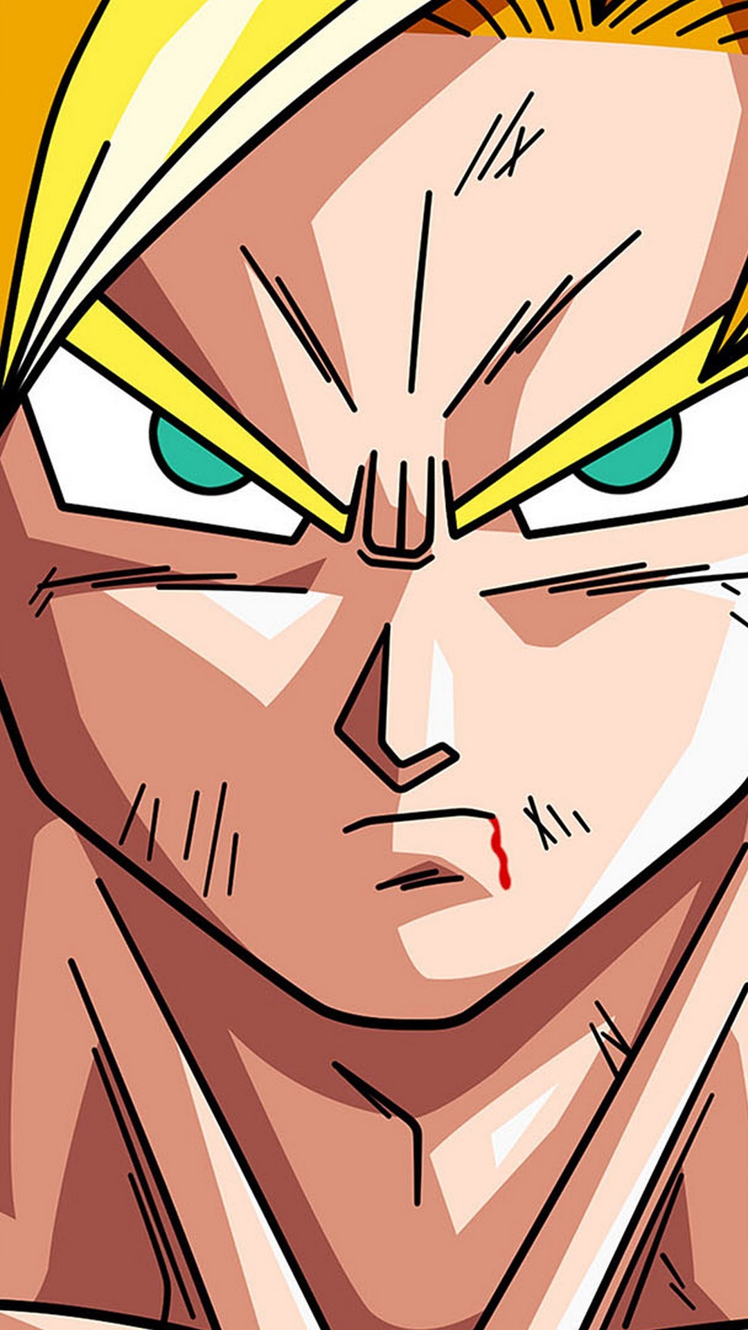 Goku Super Saiyan Wallpaper For Android with HD resolution 1080x1920