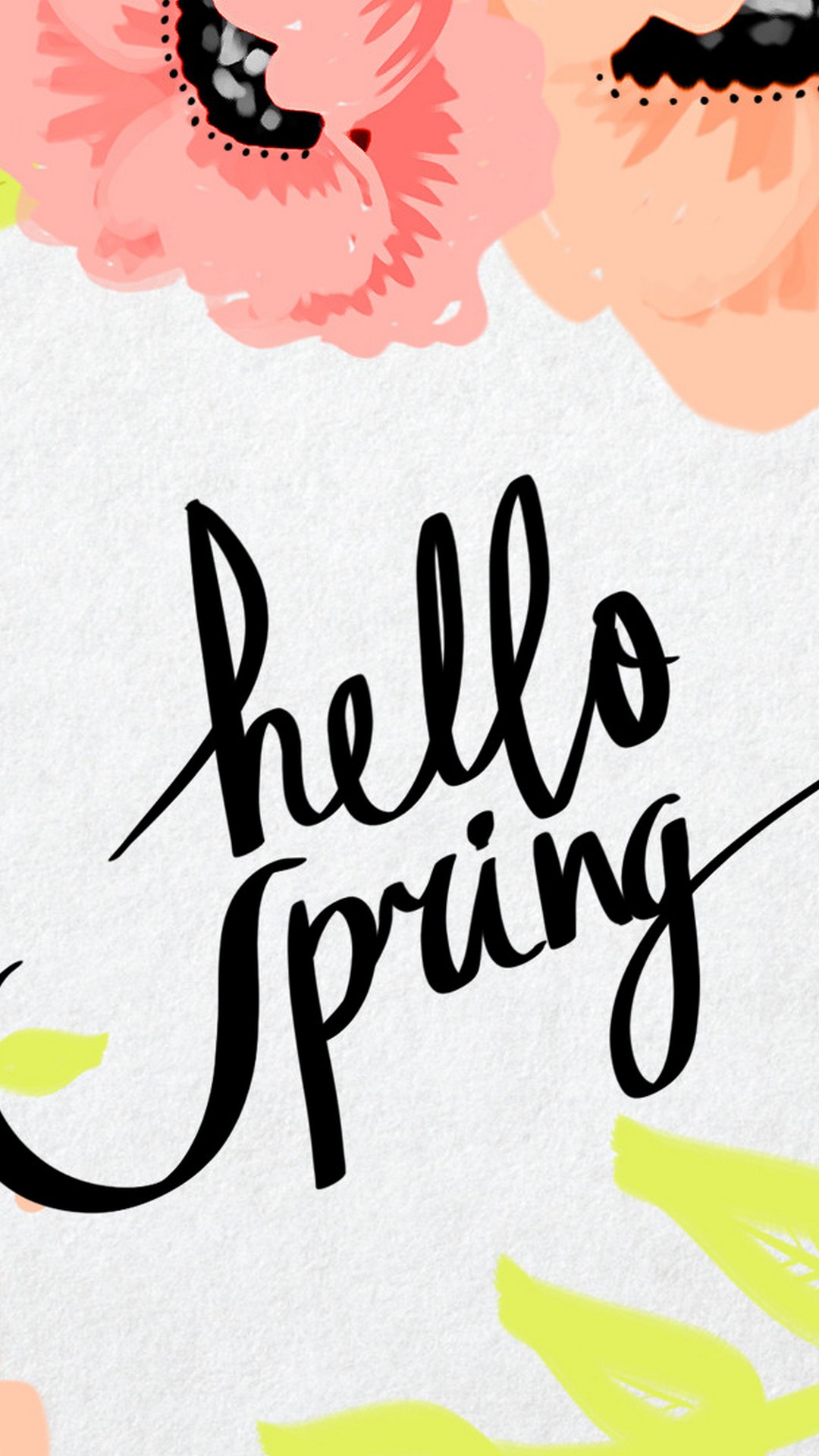 Hello Spring Backgrounds For Android with HD resolution 1080x1920