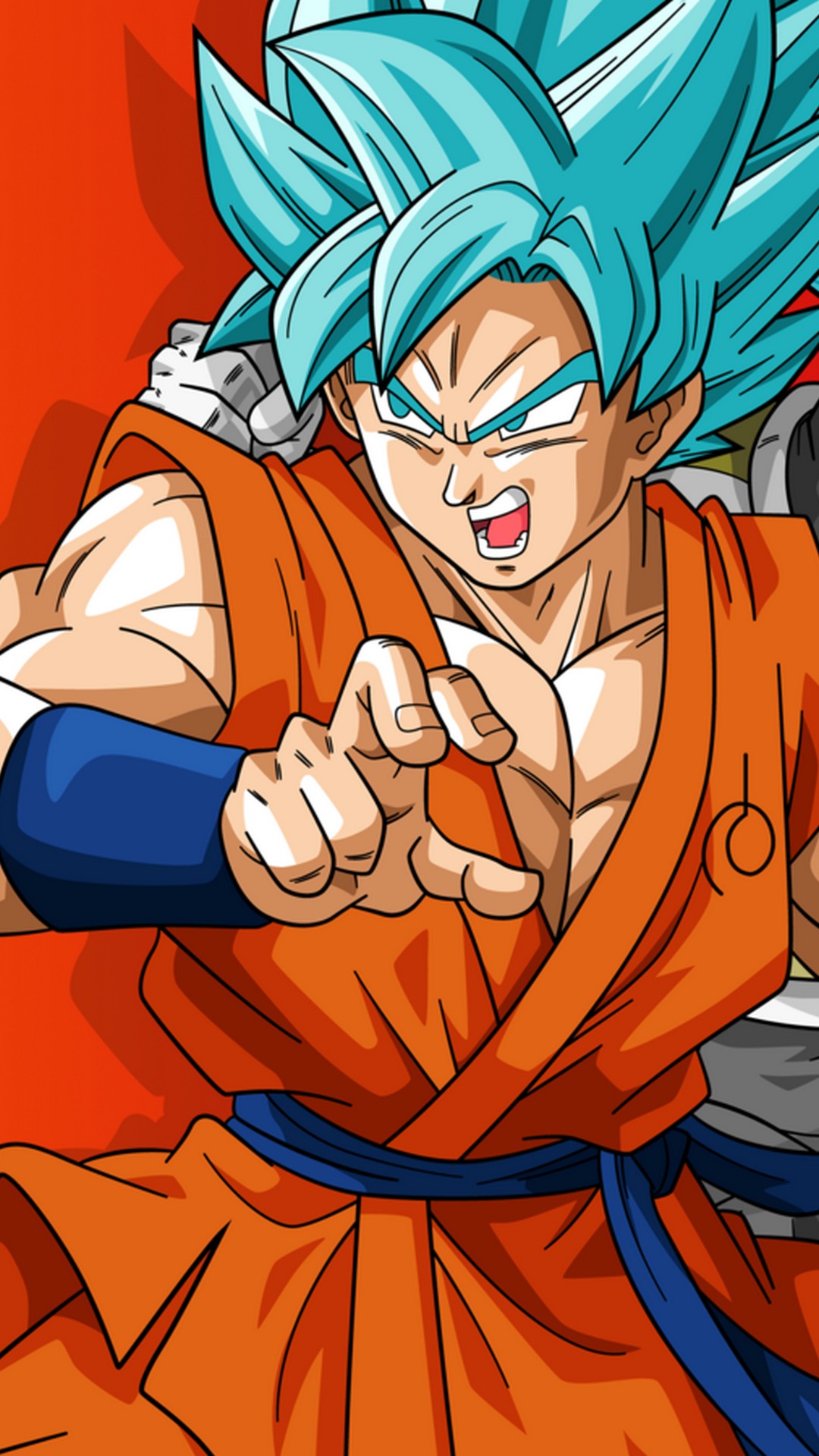 Wallpaper Android Goku SSJ Blue with HD resolution 1080x1920