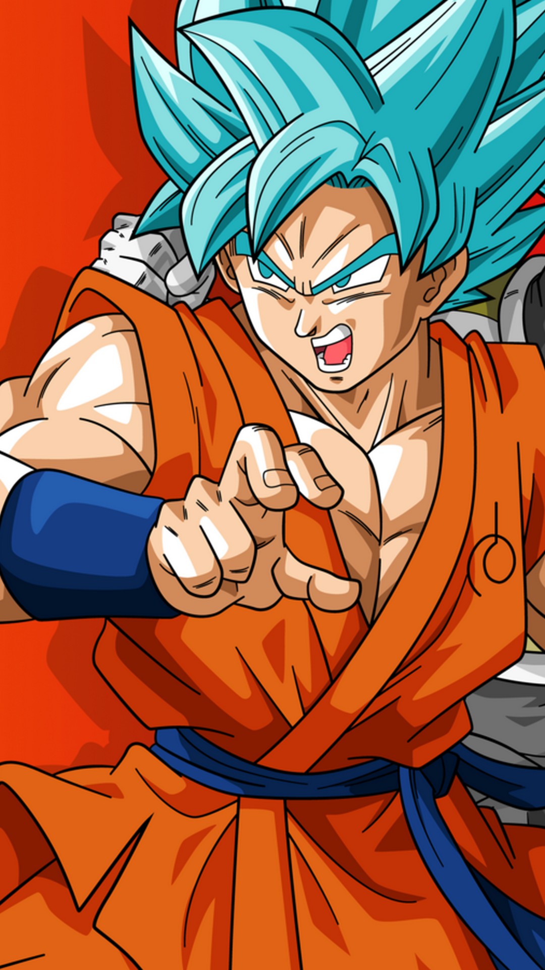 Wallpaper Android Goku SSJ Blue High Resolution 1080X1920