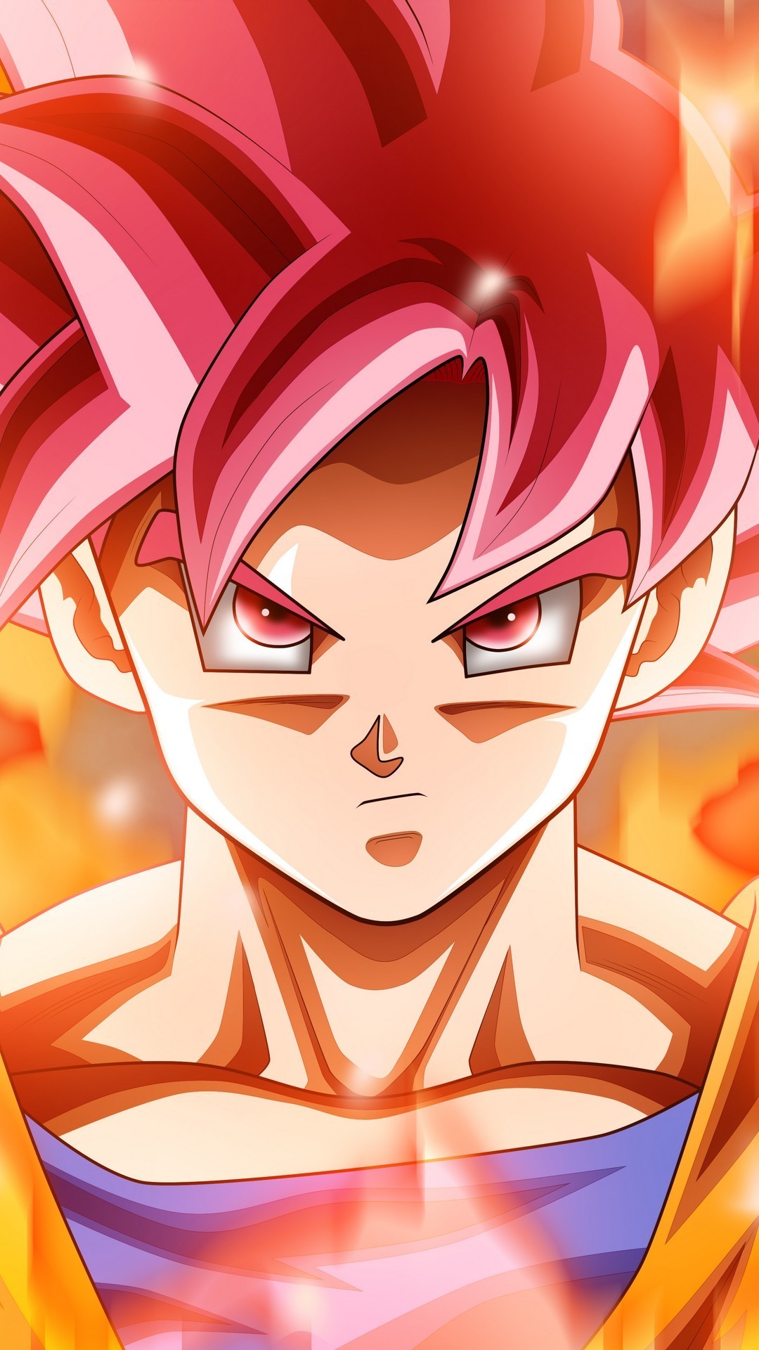 Wallpaper Android Goku Super Saiyan God with HD resolution x