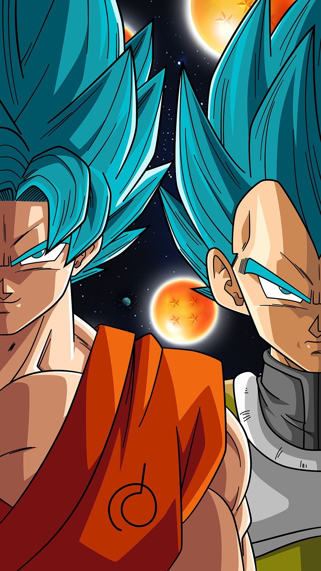 Wallpaper Goku SSJ Blue Android with HD resolution 1080x1920