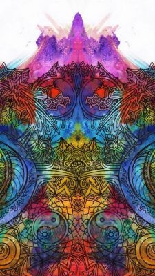 Wallpaper Psychedelic Art Android High Resolution 1080X1920