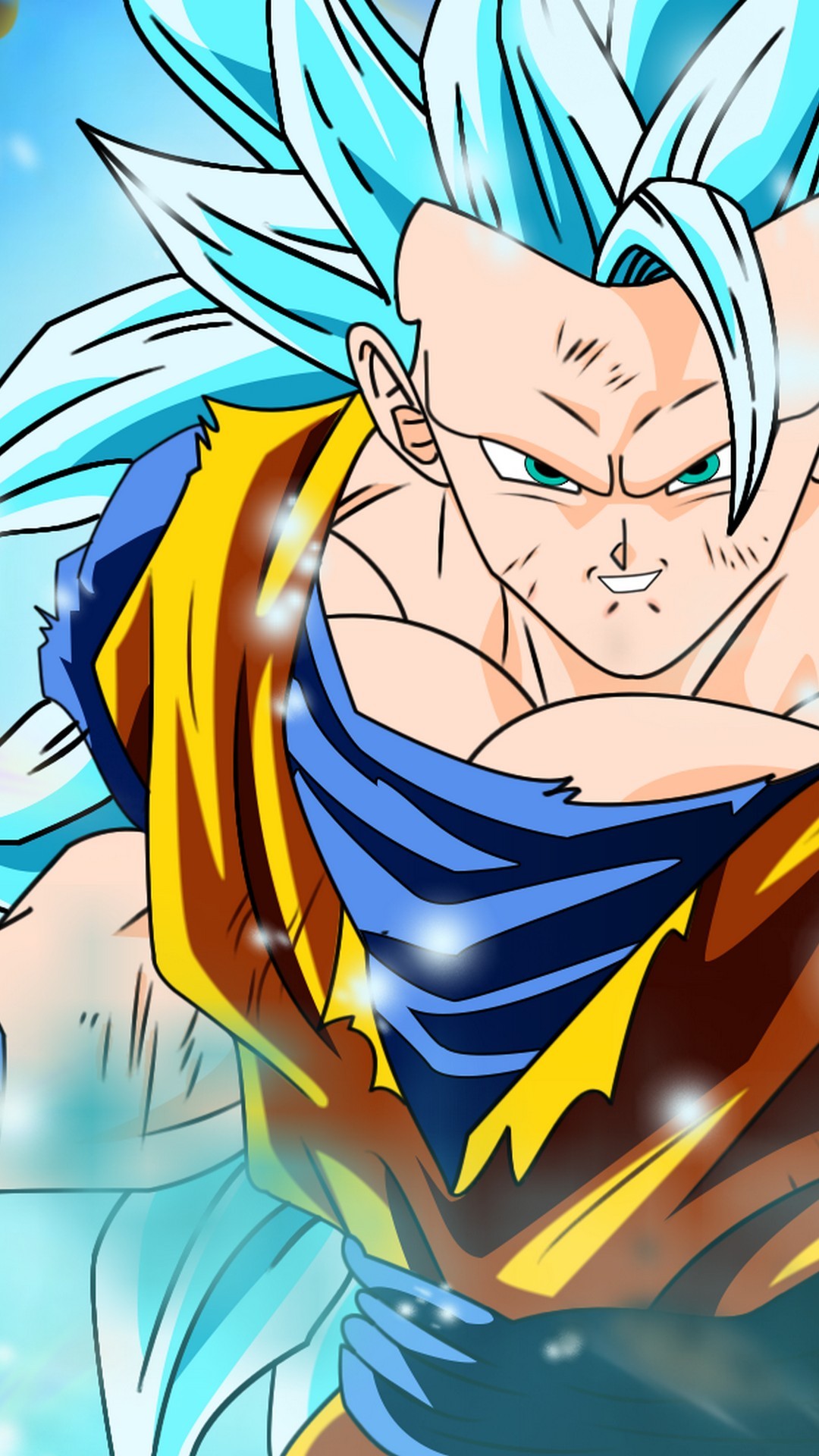 Wallpapers Goku SSJ Blue with HD resolution 1080x1920