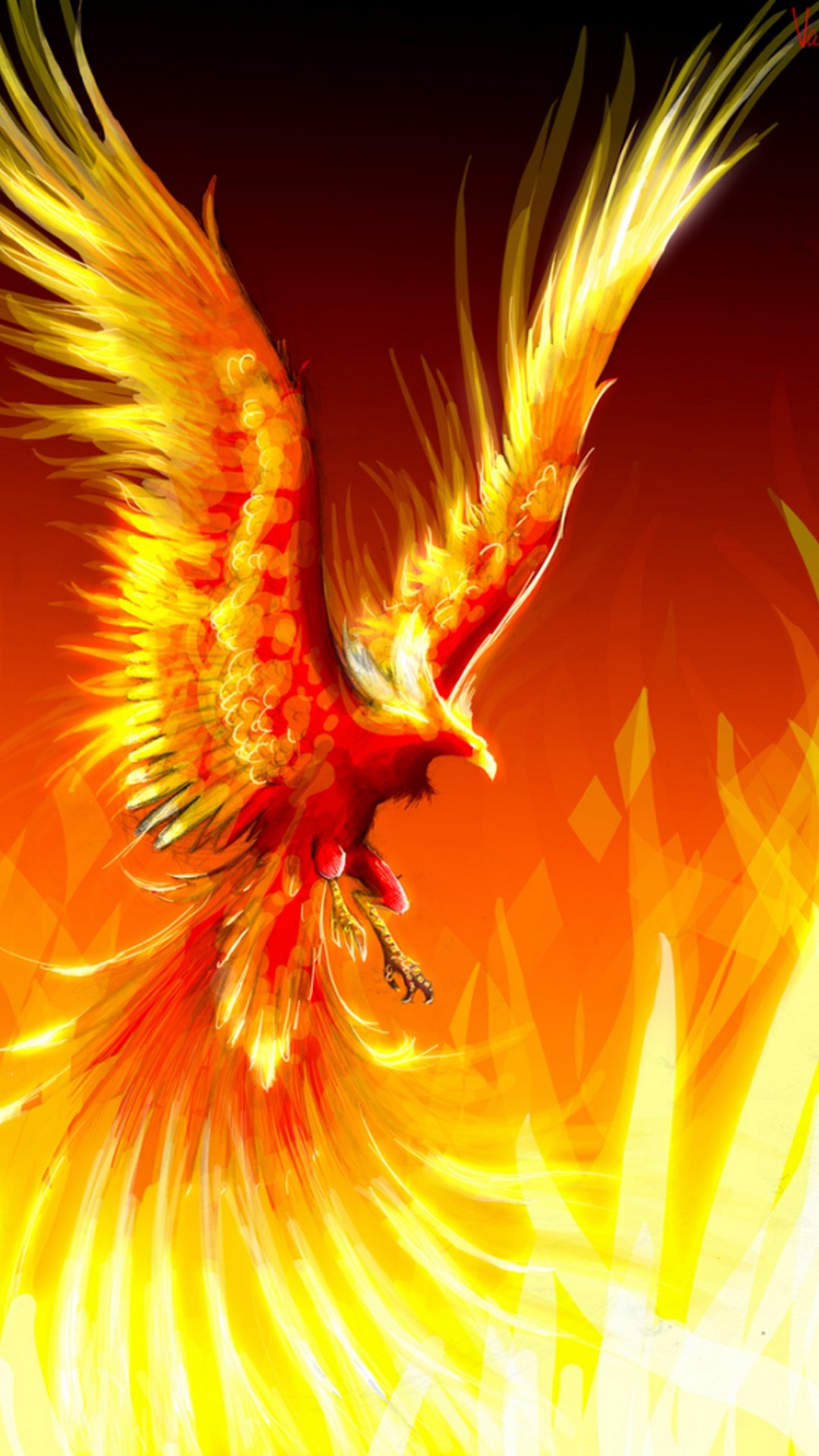 Phoenix Bird Backgrounds For Android with image resolution 1080x1920 pixel. You can make this wallpaper for your Android backgrounds, Tablet, Smartphones Screensavers and Mobile Phone Lock Screen
