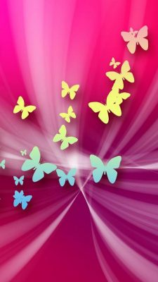 Pink Butterfly Backgrounds For Android High Resolution 1080X1920