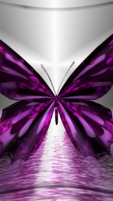 Wallpaper Purple Butterfly Android High Resolution 1080X1920