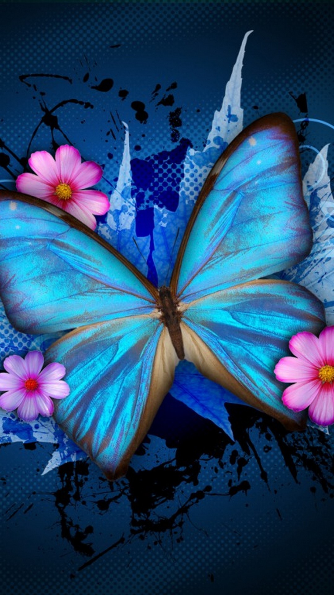 Wallpapers Phone Blue Butterfly - 2021 Android Wallpapers