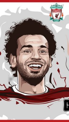 Android Wallpaper HD Liverpool Mohamed Salah with resolution 1080X1920 pixel. You can make this wallpaper for your Android backgrounds, Tablet, Smartphones Screensavers and Mobile Phone Lock Screen