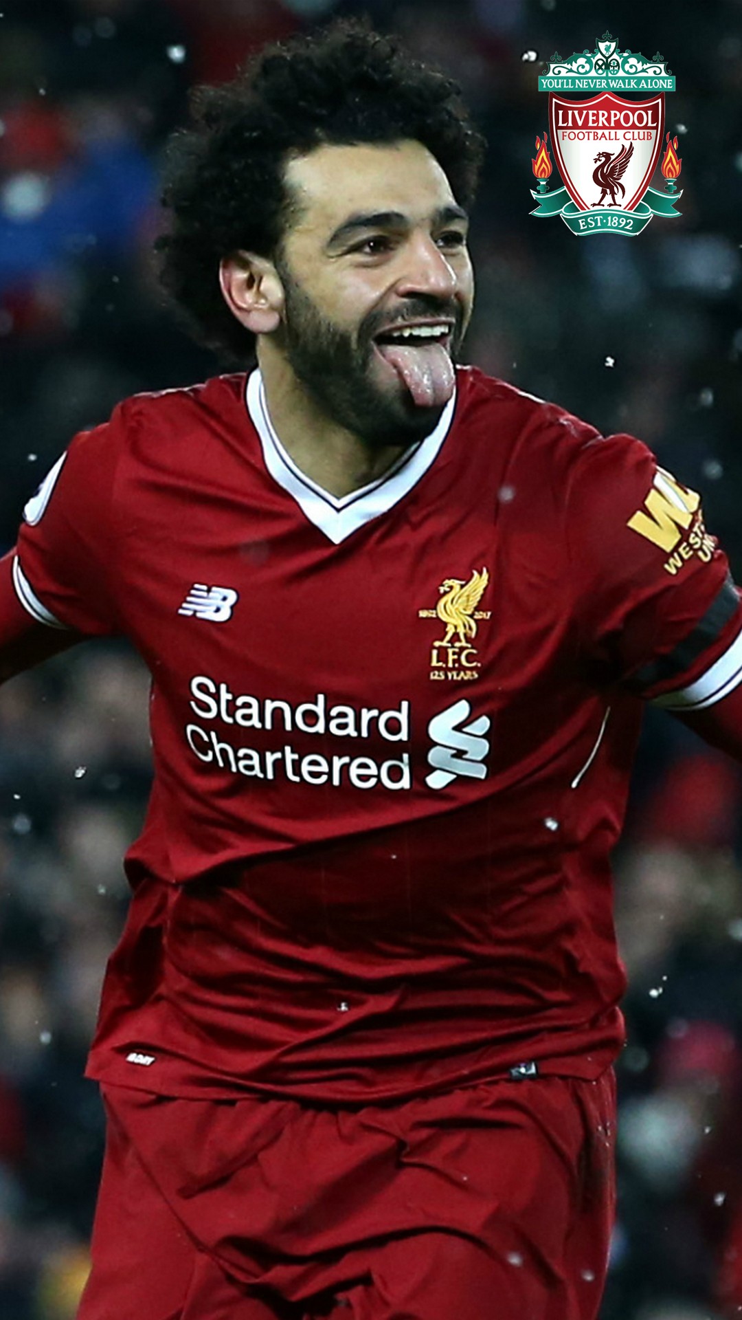 Android Wallpaper Mohamed Salah Liverpool with image resolution 1080x1920 pixel. You can make this wallpaper for your Android backgrounds, Tablet, Smartphones Screensavers and Mobile Phone Lock Screen