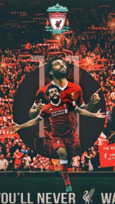 Liverpool Mohamed Salah Wallpaper Android with resolution 1080X1920 pixel. You can make this wallpaper for your Android backgrounds, Tablet, Smartphones Screensavers and Mobile Phone Lock Screen