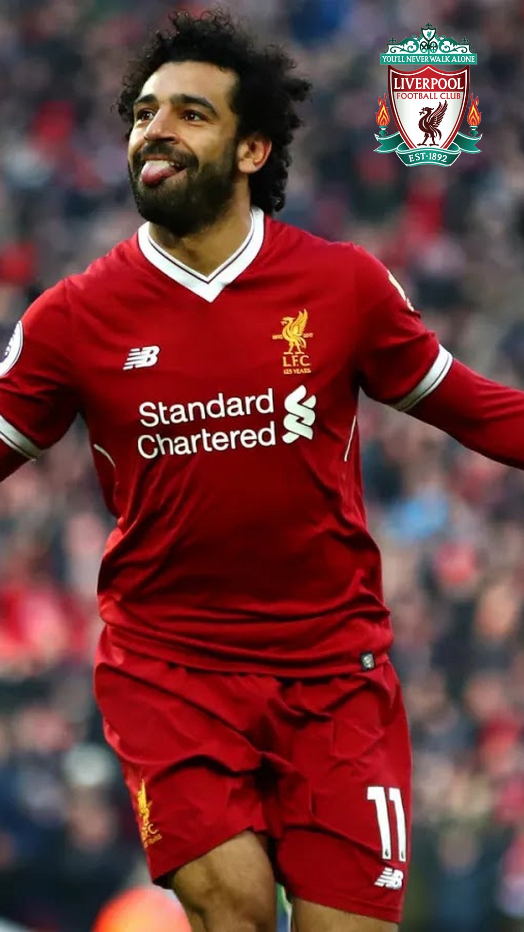 Mo Salah Android Wallpaper with resolution 1080X1920 pixel. You can make this wallpaper for your Android backgrounds, Tablet, Smartphones Screensavers and Mobile Phone Lock Screen