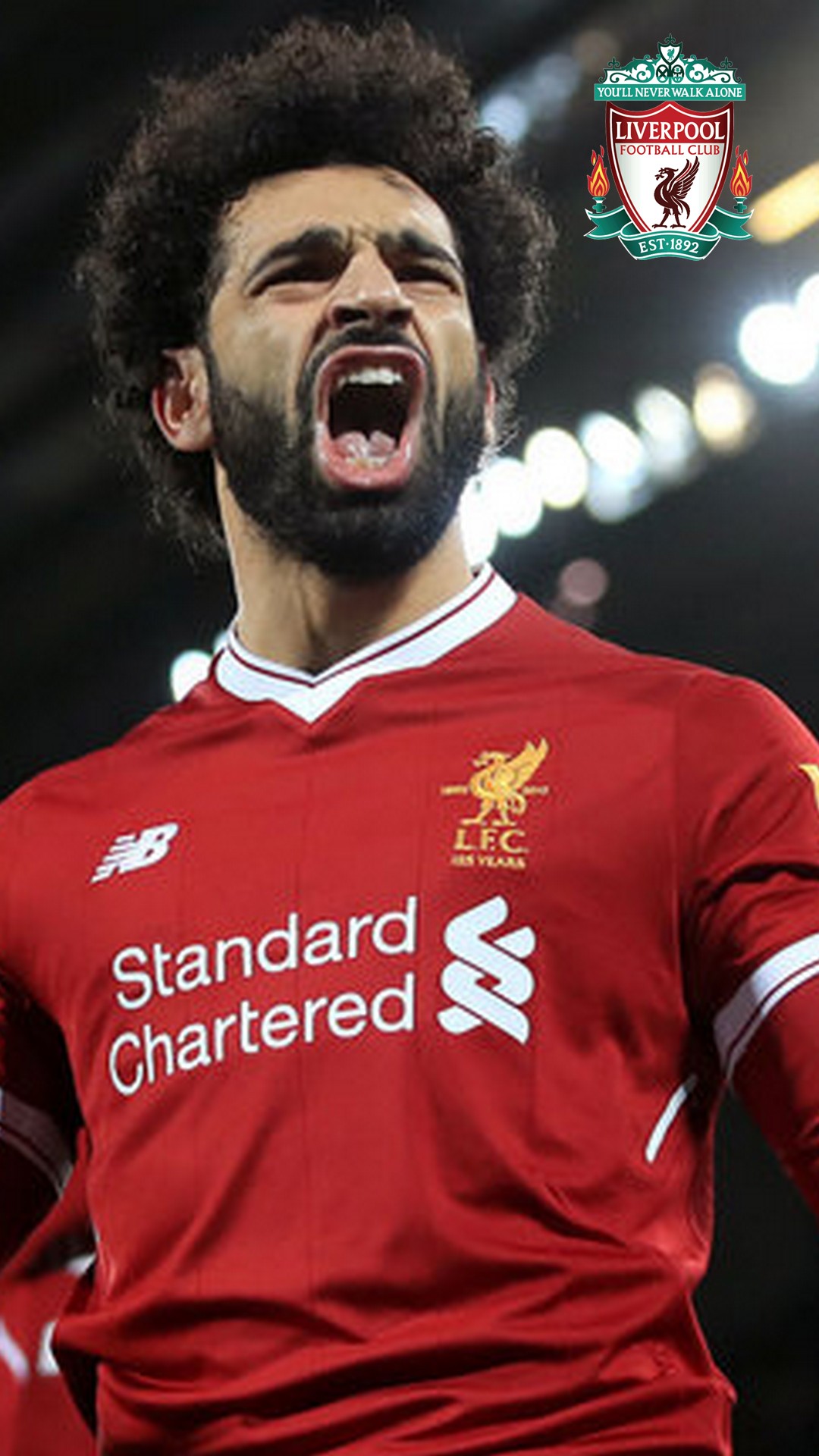 Mohamed Salah Android Wallpaper with image resolution 1080x1920 pixel. You can make this wallpaper for your Android backgrounds, Tablet, Smartphones Screensavers and Mobile Phone Lock Screen
