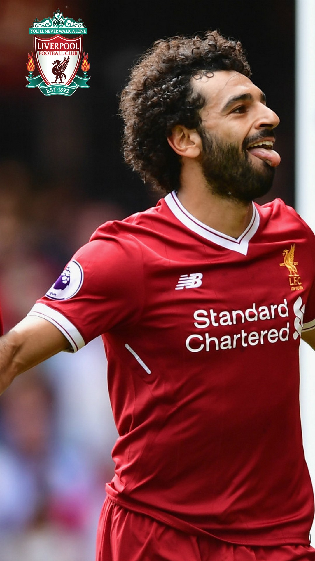 Mohamed Salah Liverpool Wallpaper Android with resolution 1080X1920 pixel. You can make this wallpaper for your Android backgrounds, Tablet, Smartphones Screensavers and Mobile Phone Lock Screen