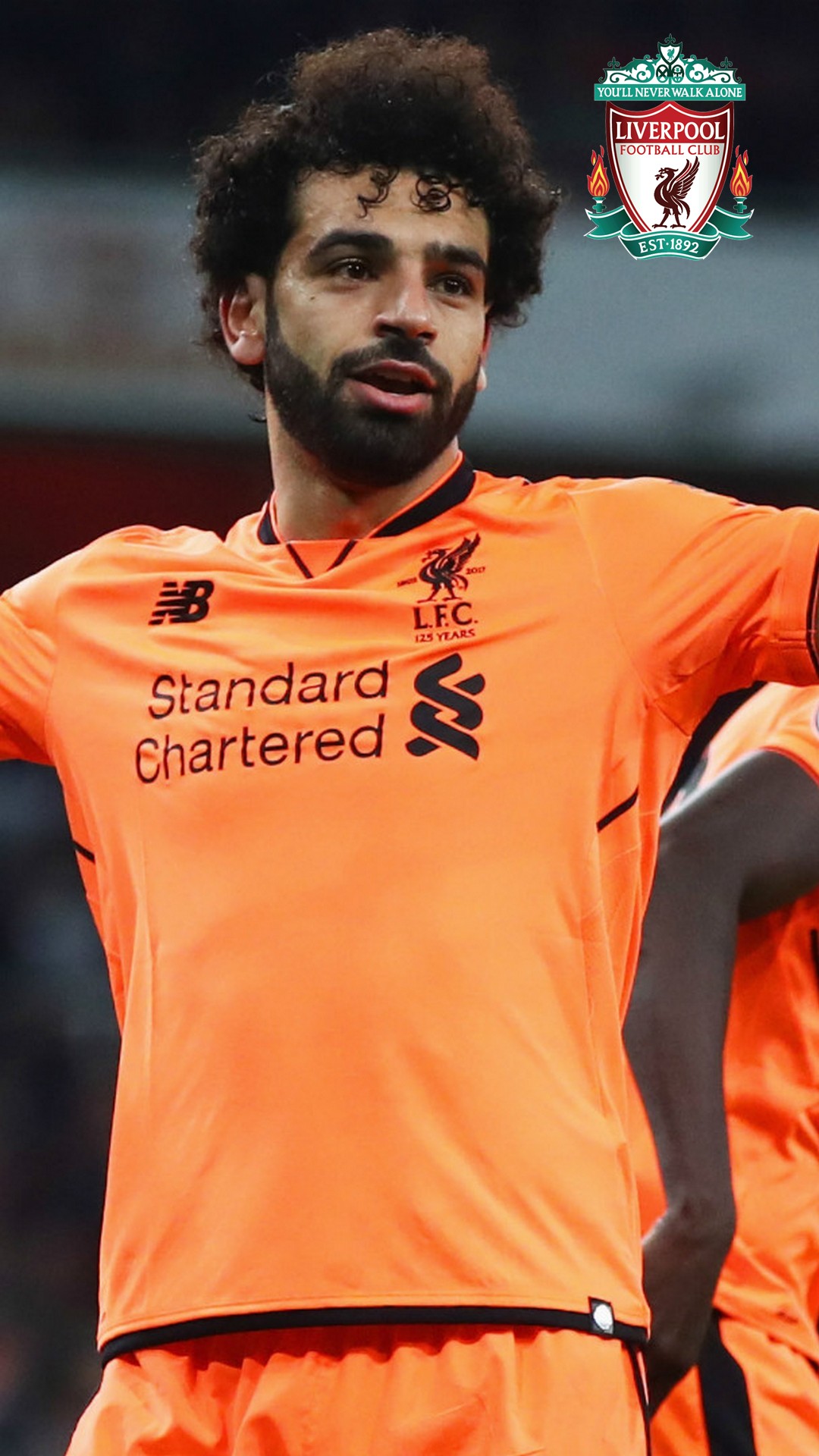 Wallpaper Liverpool Mohamed Salah Android with image resolution 1080x1920 pixel. You can make this wallpaper for your Android backgrounds, Tablet, Smartphones Screensavers and Mobile Phone Lock Screen