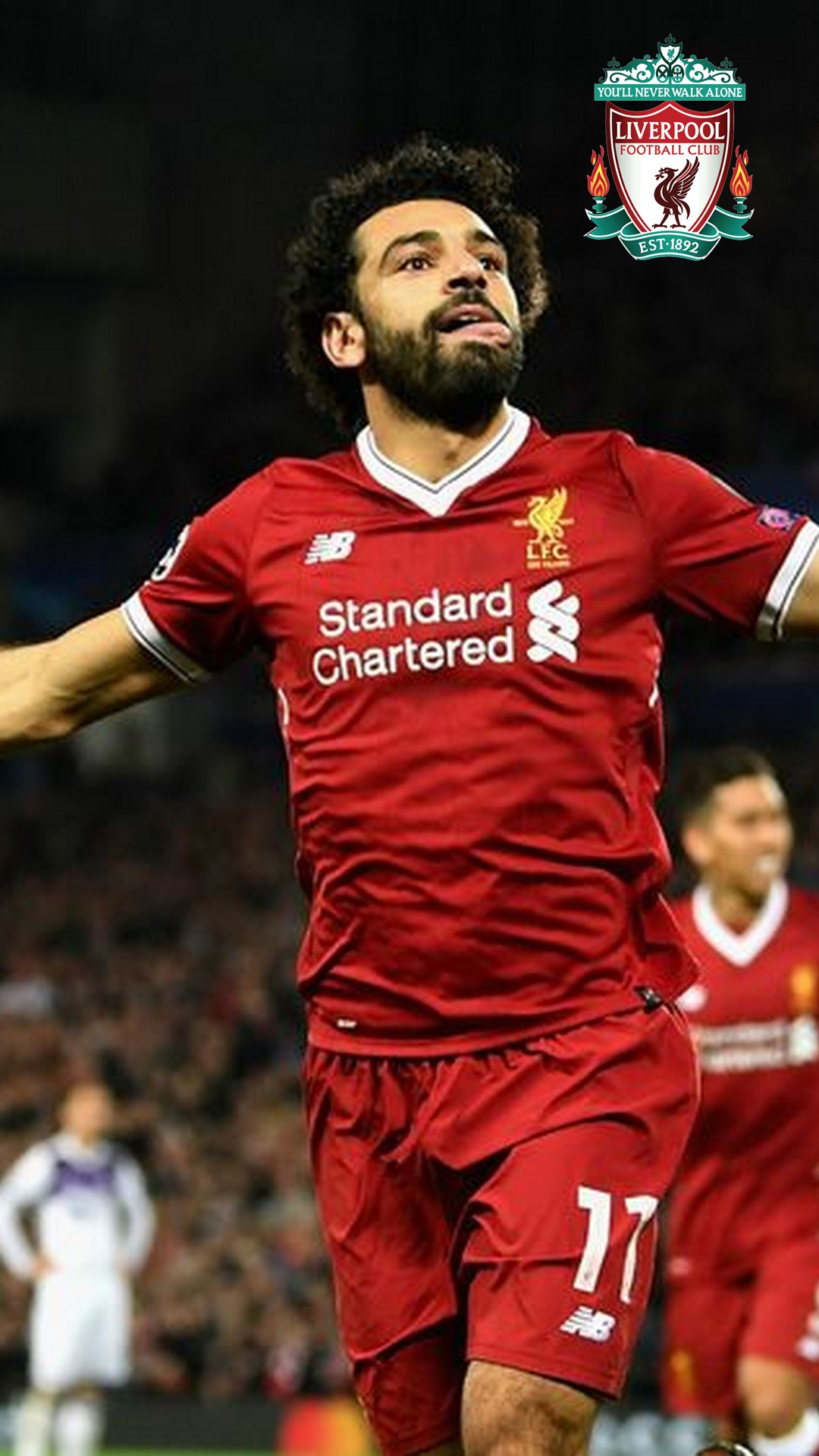 Wallpaper Mohamed Salah Liverpool Android with image resolution 1080x1920 pixel. You can make this wallpaper for your Android backgrounds, Tablet, Smartphones Screensavers and Mobile Phone Lock Screen