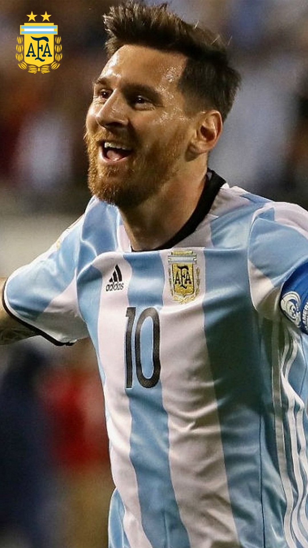 Messi Argentina Android Wallpaper with image resolution 1080x1920 pixel. You can make this wallpaper for your Android backgrounds, Tablet, Smartphones Screensavers and Mobile Phone Lock Screen