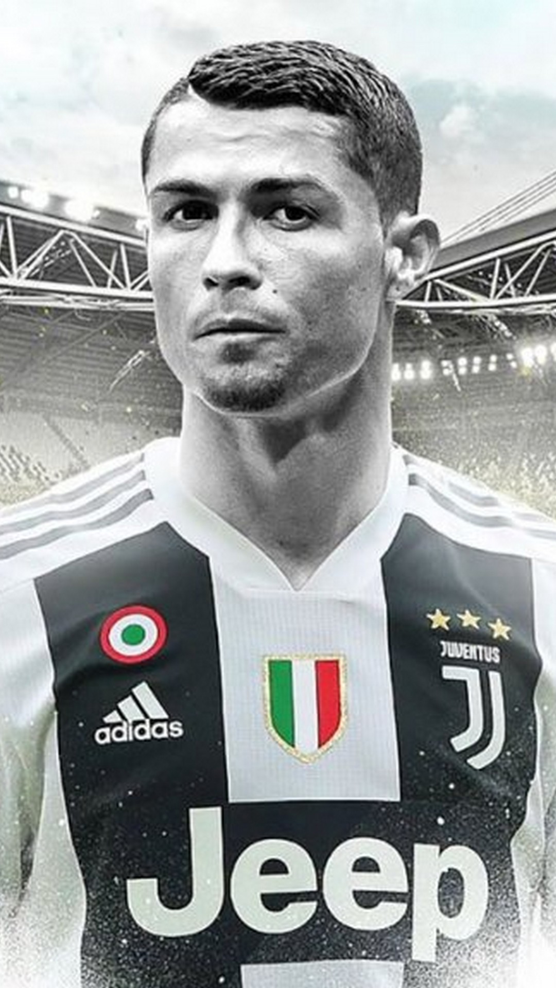 Android Wallpaper CR7 Juventus with image resolution 1080x1920 pixel. You can make this wallpaper for your Android backgrounds, Tablet, Smartphones Screensavers and Mobile Phone Lock Screen