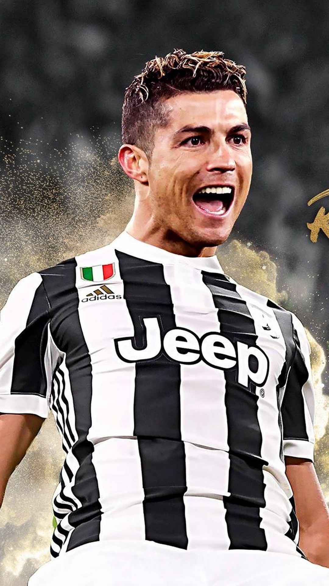 CR7 Juventus Wallpaper Android with image resolution 1080x1920 pixel. You can make this wallpaper for your Android backgrounds, Tablet, Smartphones Screensavers and Mobile Phone Lock Screen