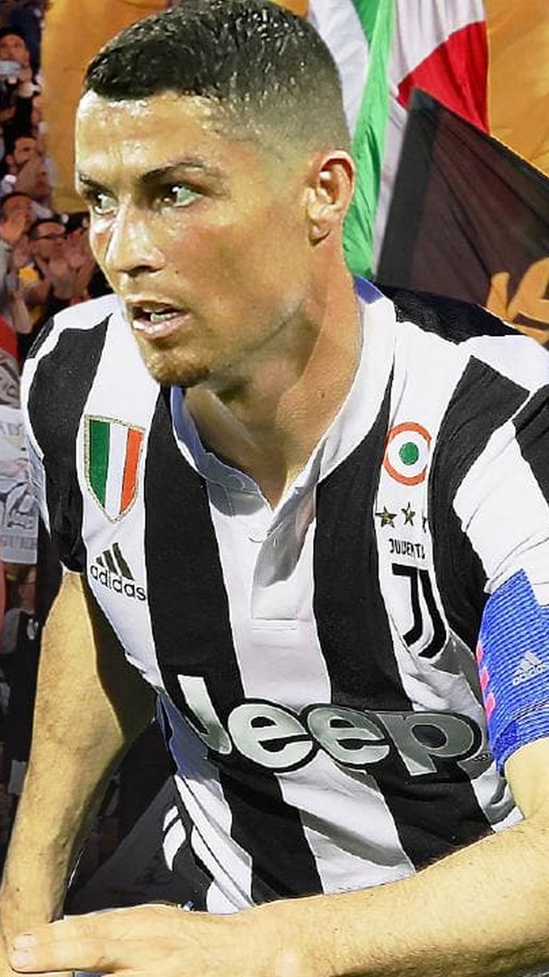 Wallpaper Android CR7 Juventus with image resolution 1080x1920 pixel. You can make this wallpaper for your Android backgrounds, Tablet, Smartphones Screensavers and Mobile Phone Lock Screen