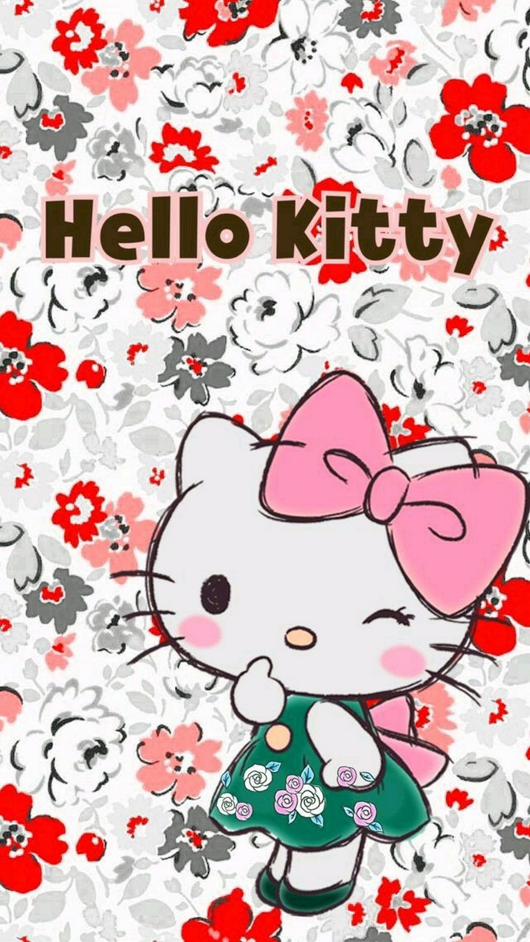 Hello Kitty Characters Wallpaper Android with image resolution 1080x1920 pixel. You can make this wallpaper for your Android backgrounds, Tablet, Smartphones Screensavers and Mobile Phone Lock Screen