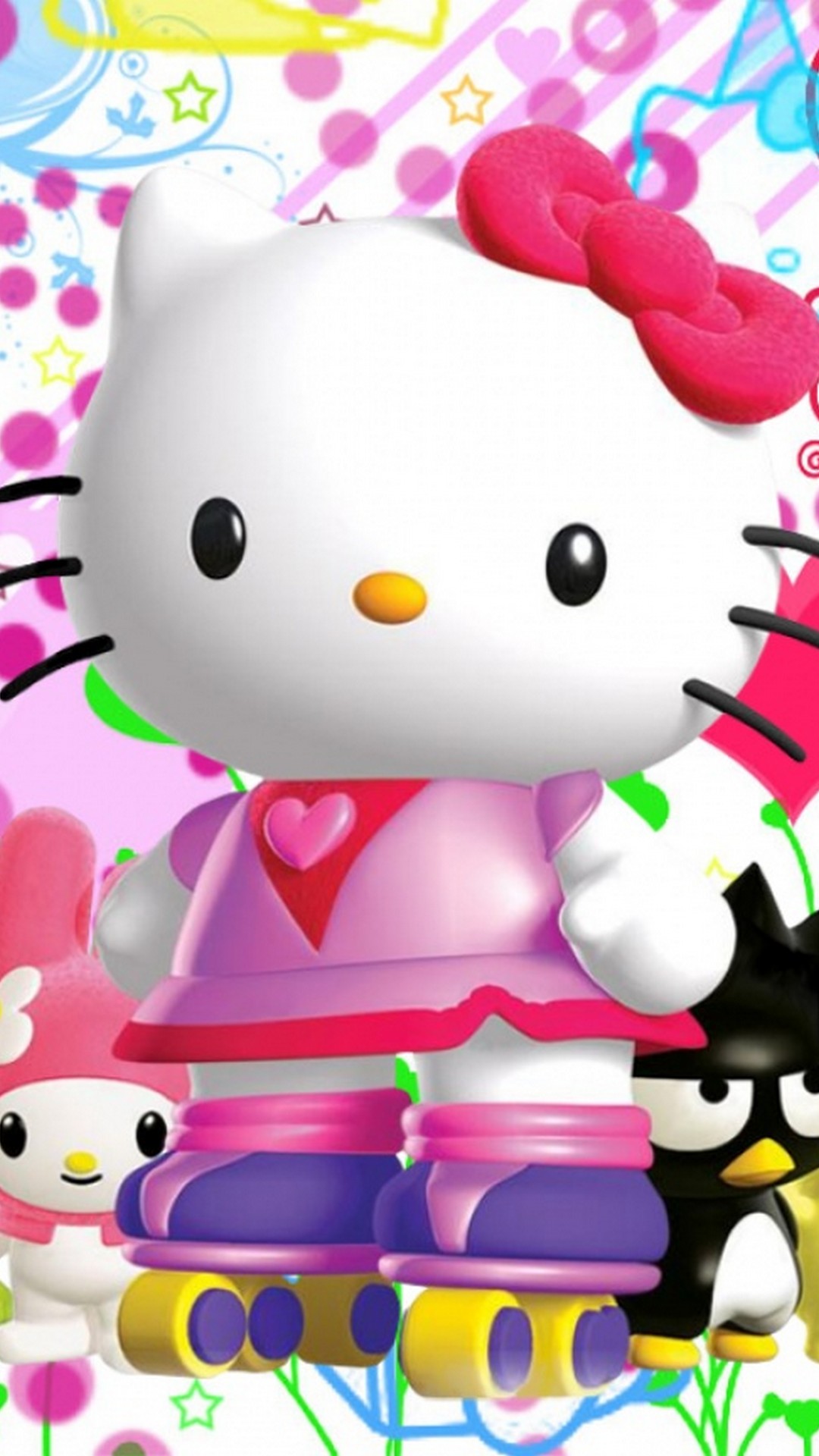 Hello Kitty Pictures Android Wallpaper with resolution 1080X1920 pixel. You can make this wallpaper for your Android backgrounds, Tablet, Smartphones Screensavers and Mobile Phone Lock Screen