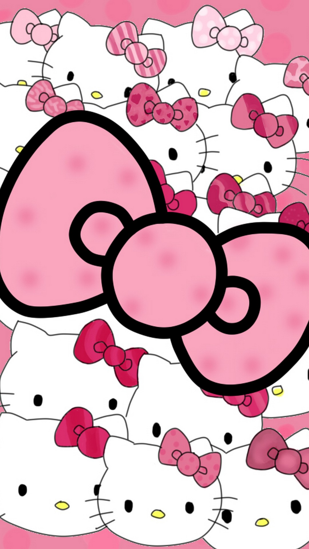 Sanrio Hello Kitty Wallpaper For Android with resolution 1080X1920 pixel. You can make this wallpaper for your Android backgrounds, Tablet, Smartphones Screensavers and Mobile Phone Lock Screen