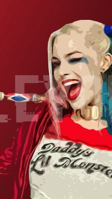 Wallpaper Harley Quinn Movie Android with resolution 1080X1920 pixel. You can make this wallpaper for your Android backgrounds, Tablet, Smartphones Screensavers and Mobile Phone Lock Screen