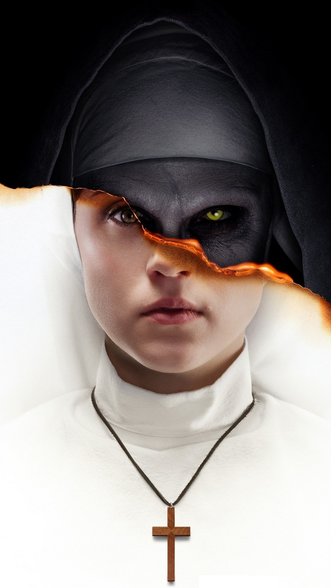The Nun Wallpaper For Android with image resolution 1080x1920 pixel. You can make this wallpaper for your Android backgrounds, Tablet, Smartphones Screensavers and Mobile Phone Lock Screen