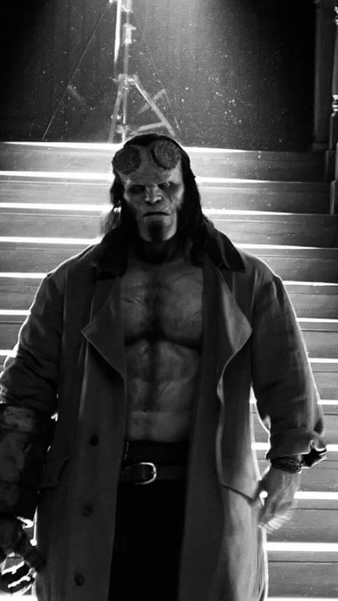 Hellboy 2019 Android Wallpaper with high-resolution 1080x1920 pixel. You can use this wallpaper for your Android backgrounds, Tablet, Samsung Screensavers, Mobile Phone Lock Screen and another Smartphones device