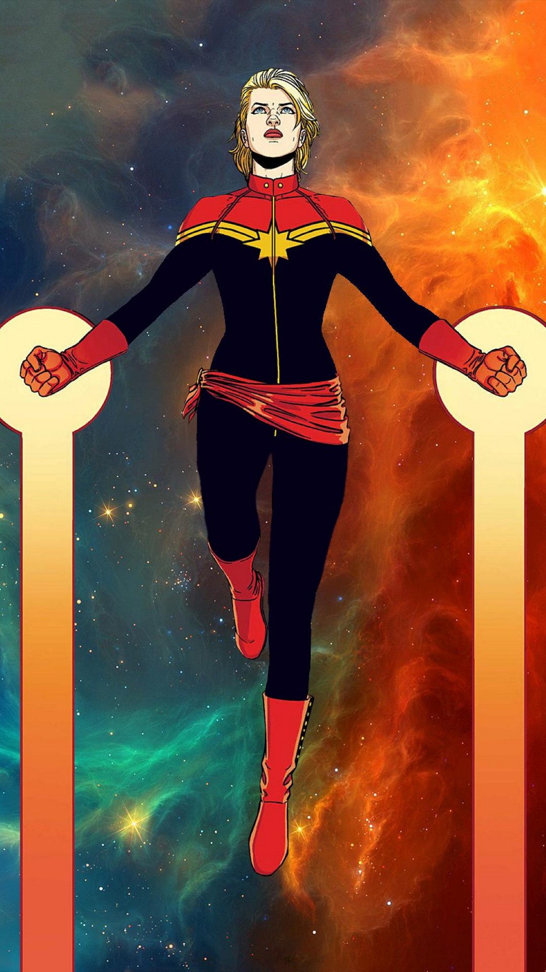 Captain Marvel Animated Android Wallpaper with high-resolution 1080x1920 pixel. You can use this wallpaper for your Android backgrounds, Tablet, Samsung Screensavers, Mobile Phone Lock Screen and another Smartphones device