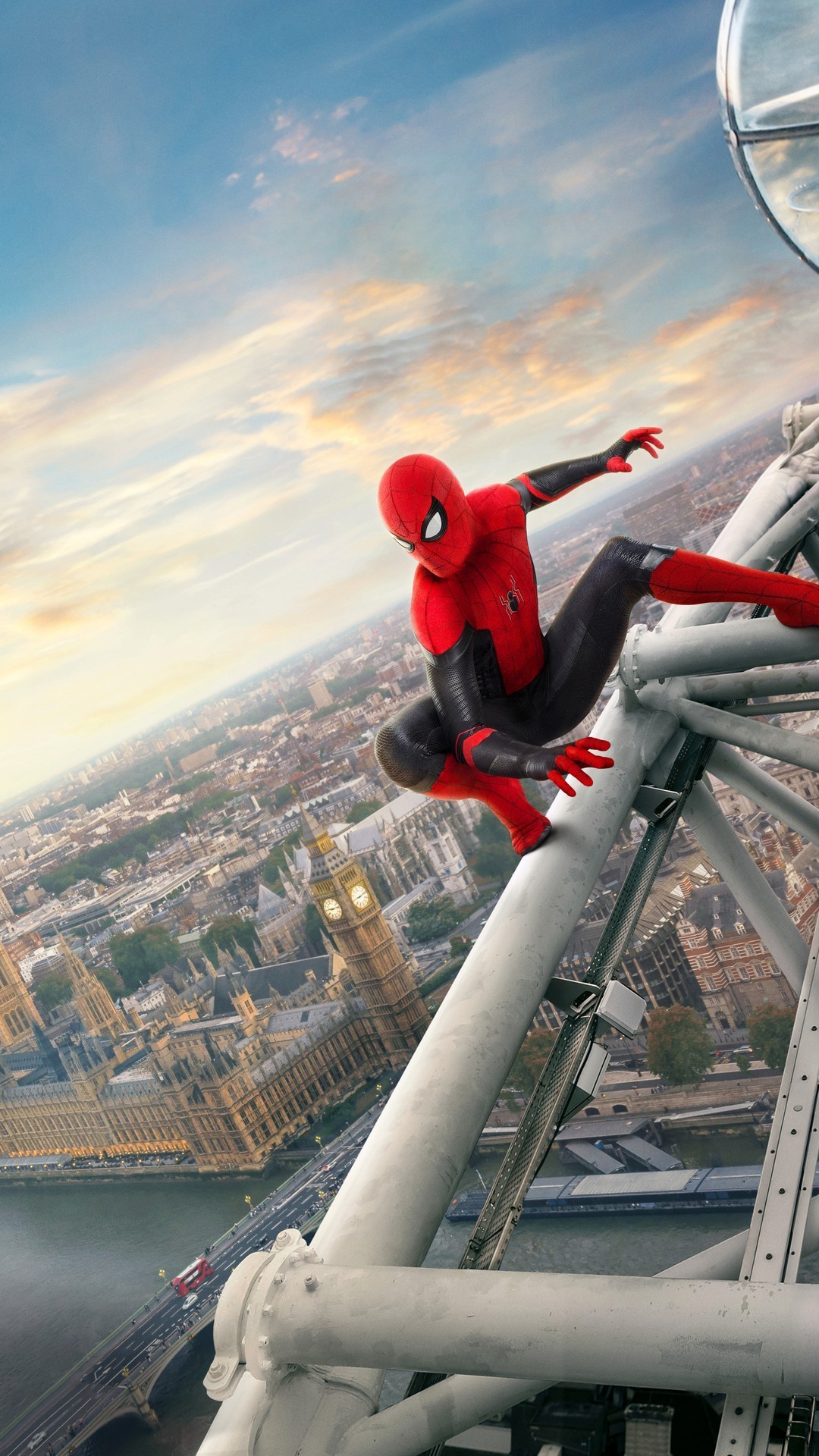 Android Wallpaper Spider-Man Far From Home with high-resolution 1080x1920 pixel. You can use this wallpaper for your Android backgrounds, Tablet, Samsung Screensavers, Mobile Phone Lock Screen and another Smartphones device