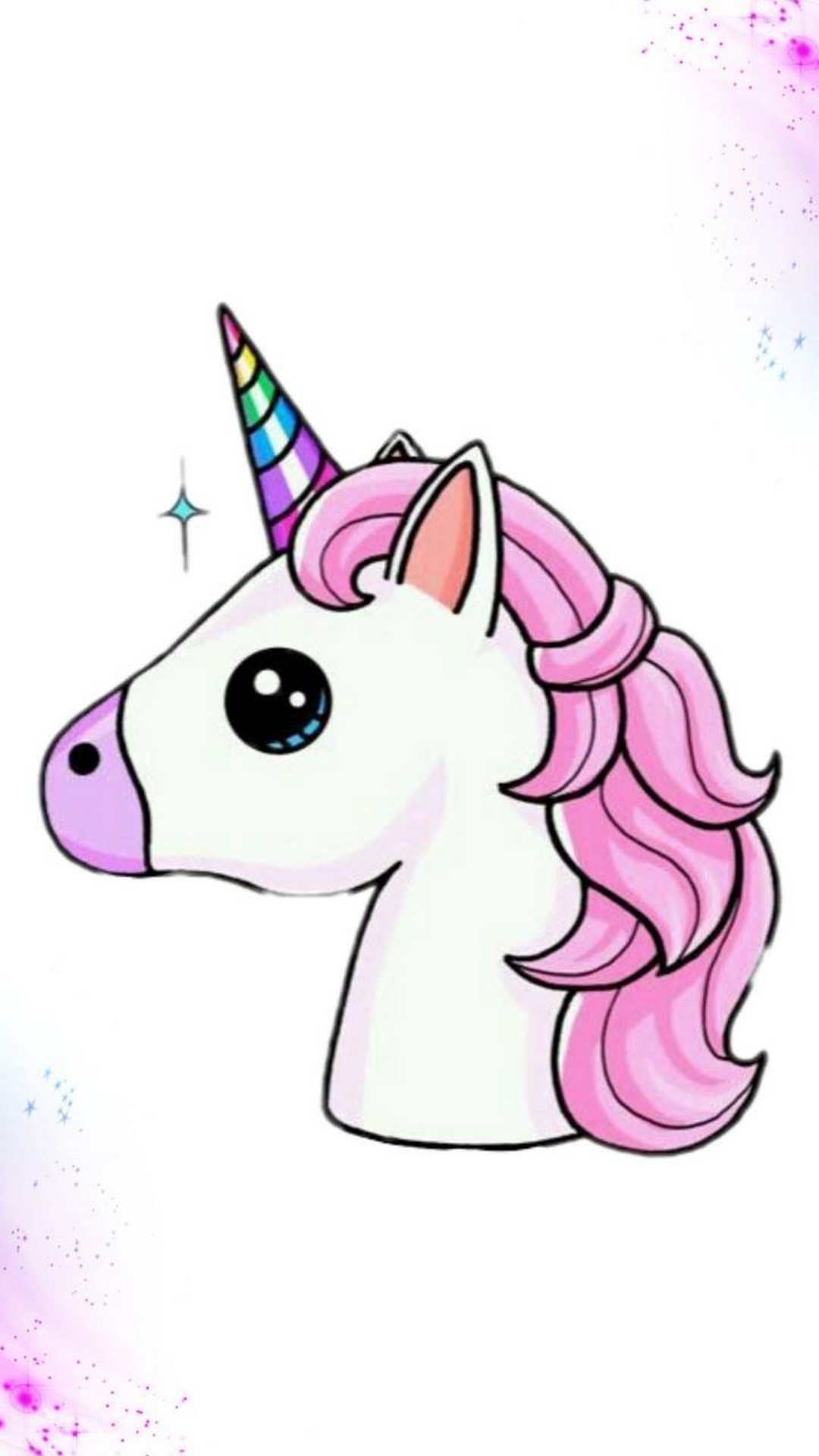 Wallpaper Android Cute Girly Unicorn With high-resolution 1080X1920 pixel. You can use this wallpaper for your Android backgrounds, Tablet, Samsung Screensavers, Mobile Phone Lock Screen and another Smartphones device