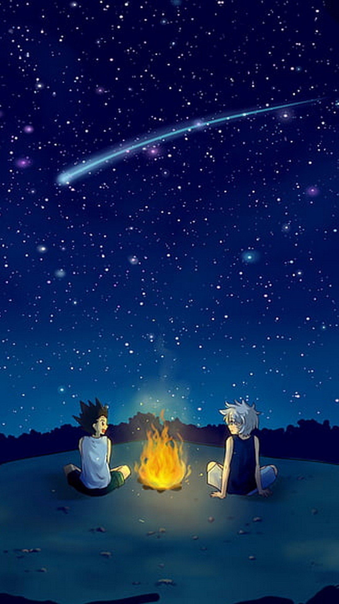 Android Wallpaper Gon And Killua with high-resolution 1080x1920 pixel. You can use this wallpaper for your Android backgrounds, Tablet, Samsung Screensavers, Mobile Phone Lock Screen and another Smartphones device
