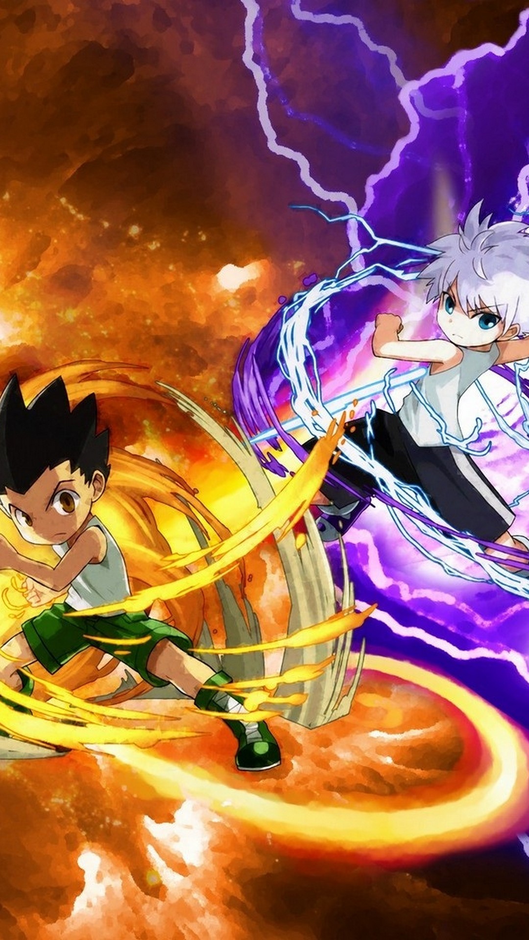 Gon And Killua Wallpaper Android with high-resolution 1080x1920 pixel. You can use this wallpaper for your Android backgrounds, Tablet, Samsung Screensavers, Mobile Phone Lock Screen and another Smartphones device