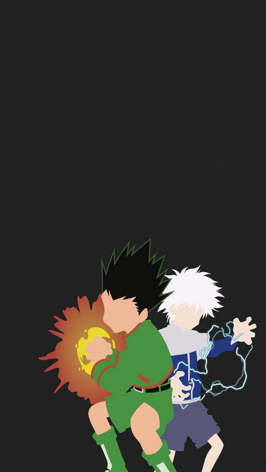 Wallpaper Gon And Killua Android with high-resolution 1080x1920 pixel. You can use this wallpaper for your Android backgrounds, Tablet, Samsung Screensavers, Mobile Phone Lock Screen and another Smartphones device